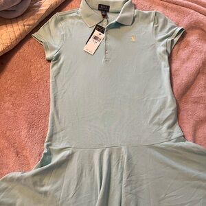 Ralph Lauren  Nantucket Green Polo Girls Dress